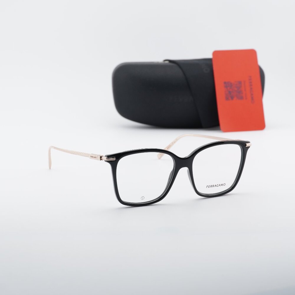 Salvatore Ferragamo SF2992 001 Square Eyeglasses 53mm – Black